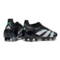 Chuteira Campo Adidas Predator LL Elite FG Preto, Branco e Azul - imagem 3