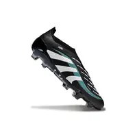 Chuteira Campo Adidas Predator LL Elite FG Preto, Branco e Azul - imagem 2