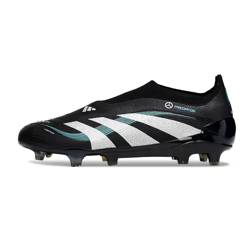 Chuteira Campo Adidas Predator LL Elite FG Preto, Branco e Azul