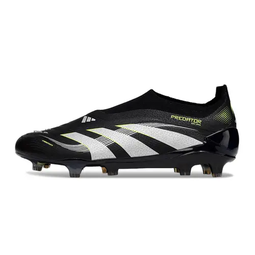 Chuteira Campo Adidas Predator LL Elite FG Preto, Branco e Verde