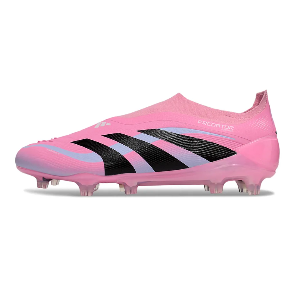 Chuteira Campo Adidas Predator LL Elite FG Rosa e Preto