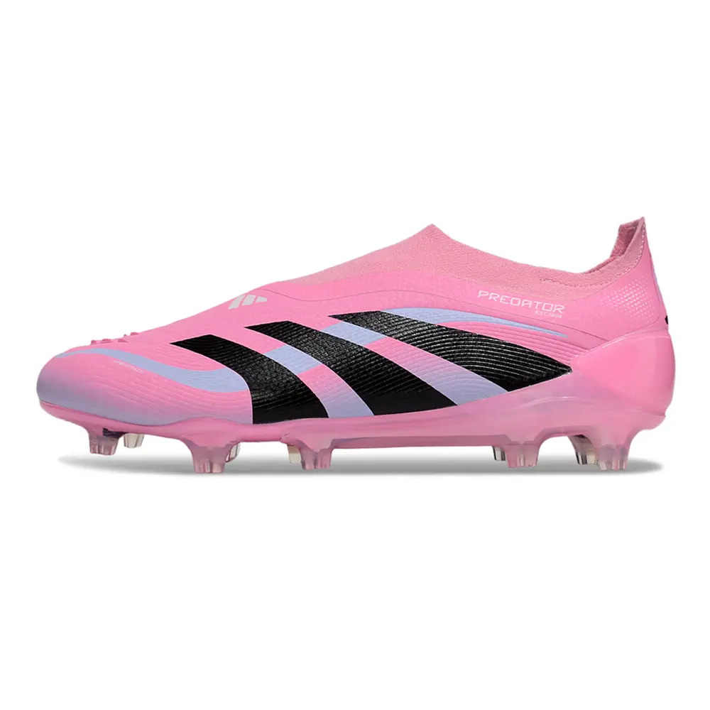 Chuteira Campo Adidas Predator LL Elite FG Rosa e Preto