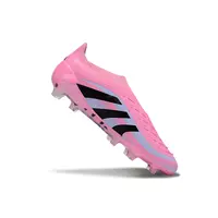 Chuteira Campo Adidas Predator LL Elite FG Rosa e Preto - imagem 6
