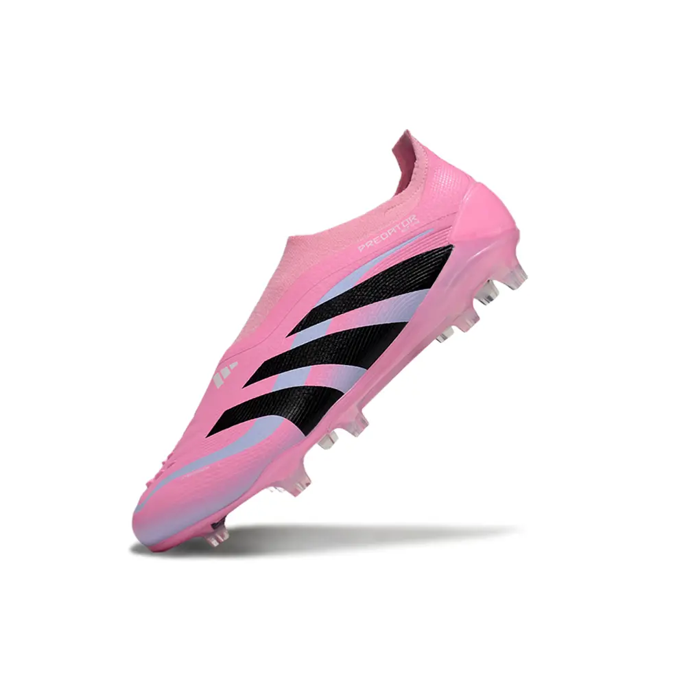 Chuteira Campo Adidas Predator LL Elite FG Rosa e Preto