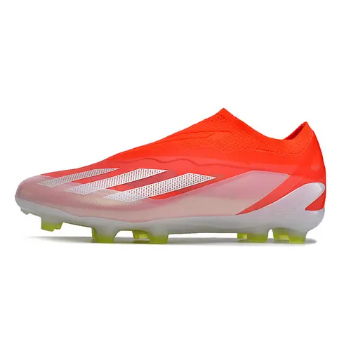 Chuteira Campo Adidas X Crazyfast+ FG Vermelho e Branco - Energy Citrus Pack