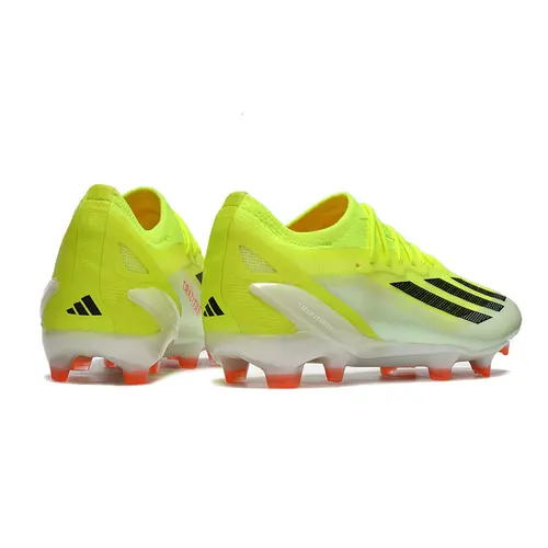 Chuteira Campo Adidas X Crazyfast.1 FG Verde e Laranja - Solar Energy