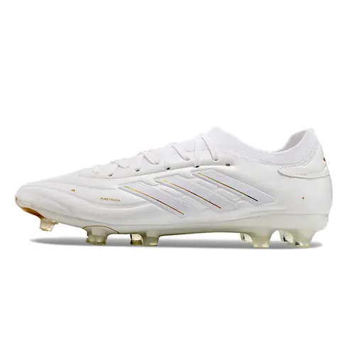Chuteira Campo Adidas Copa Pure II + FG Branca e Dourada "Day Spark Pack"