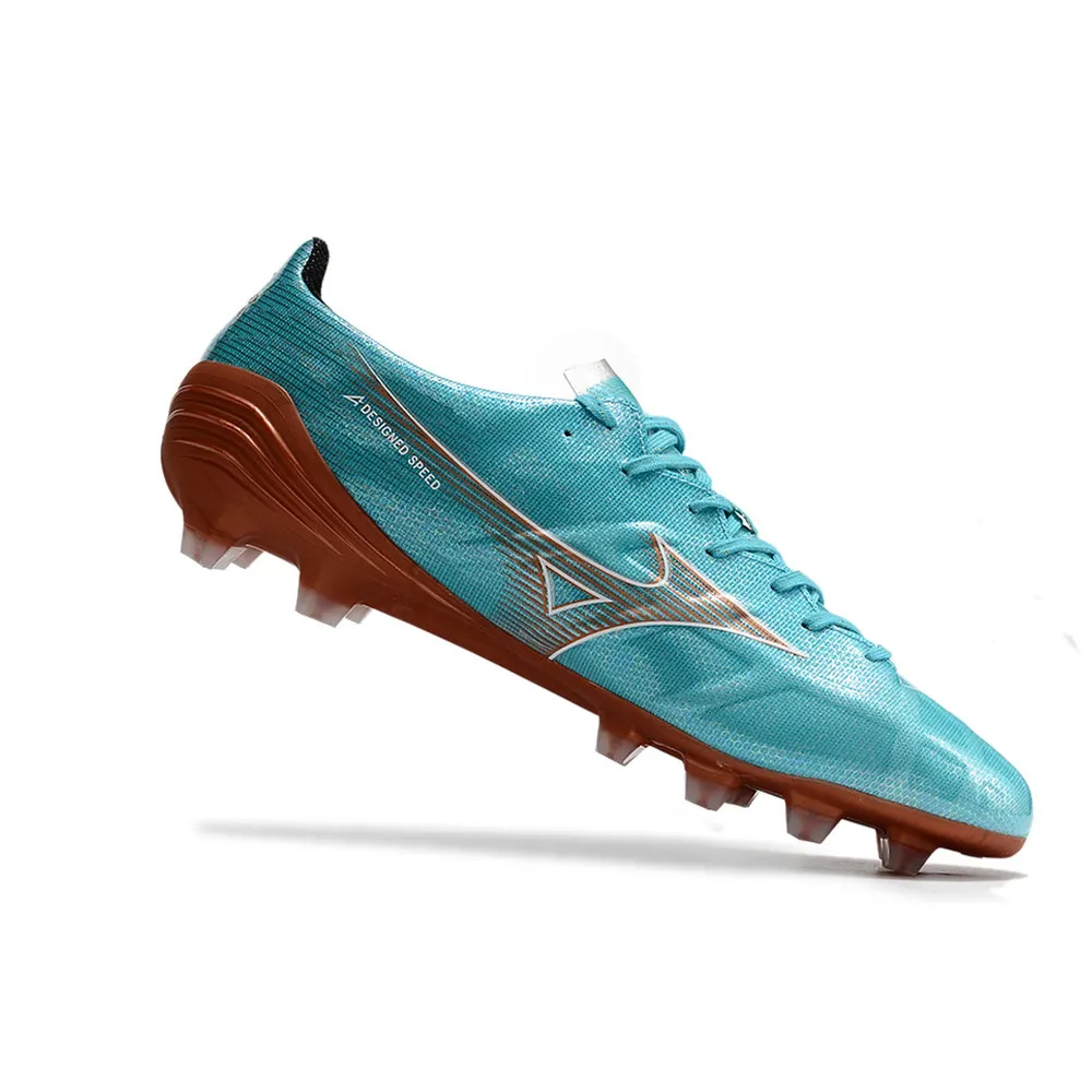 Chuteira Mizuno Alpha FG Azul | Leve e Confortável - Oferta