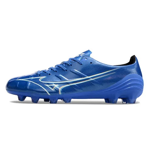 Chuteira Campo Mizuno Alpha FG Azul - Mugen Pack
