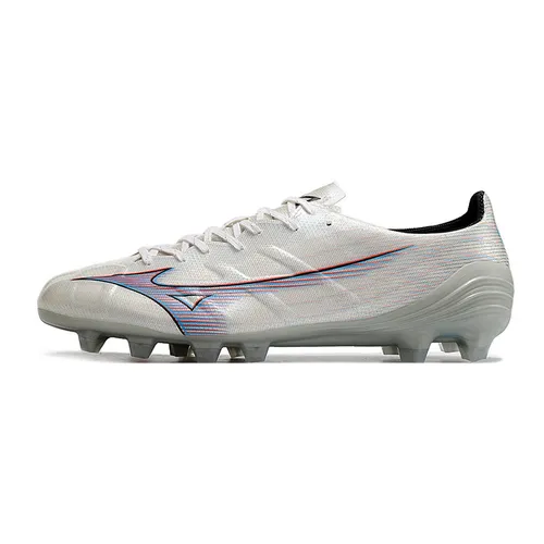 Chuteira Campo Mizuno Alpha FG Branca -  Launch