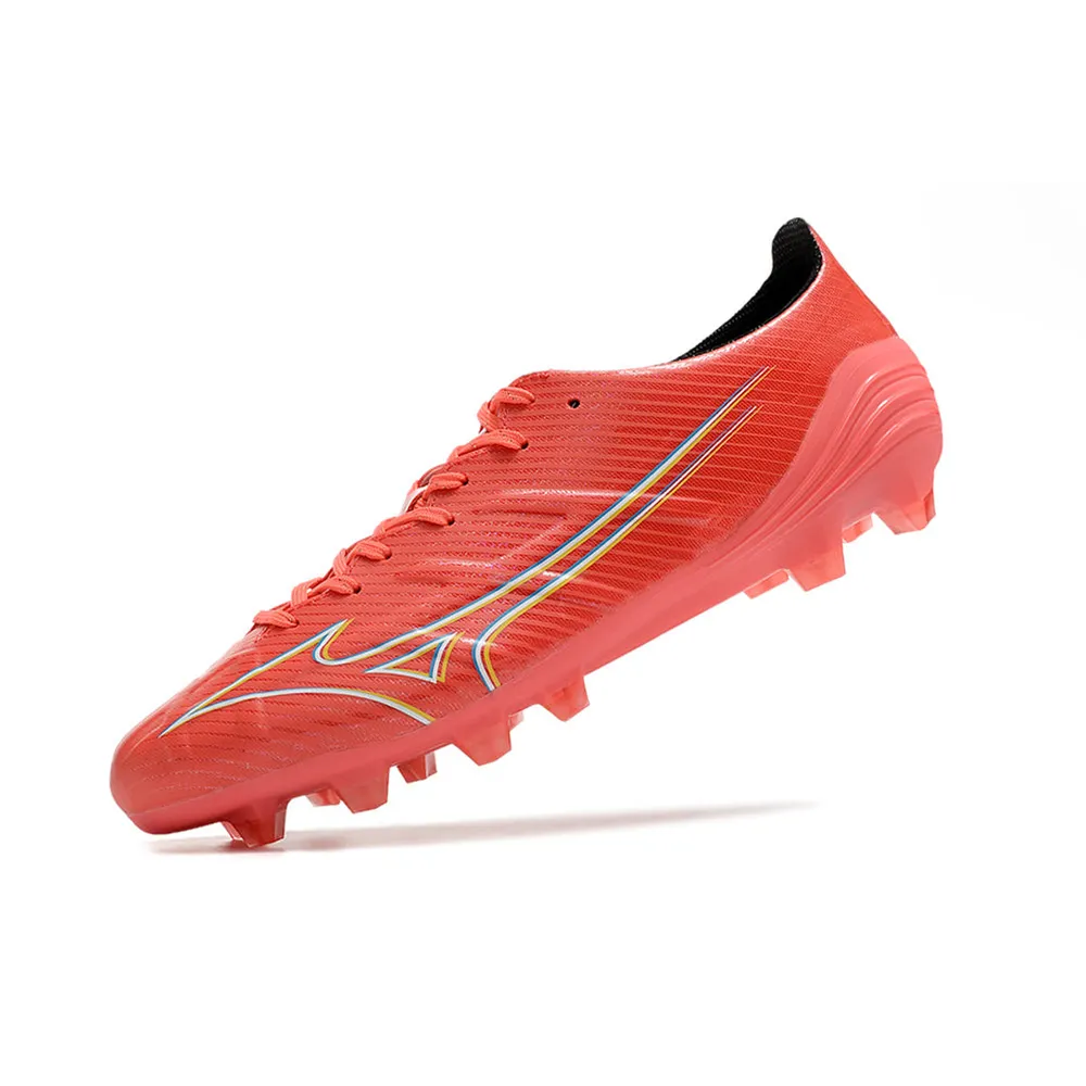 Chuteira Mizuno Alpha FG Laranja | Super leve e confortável
