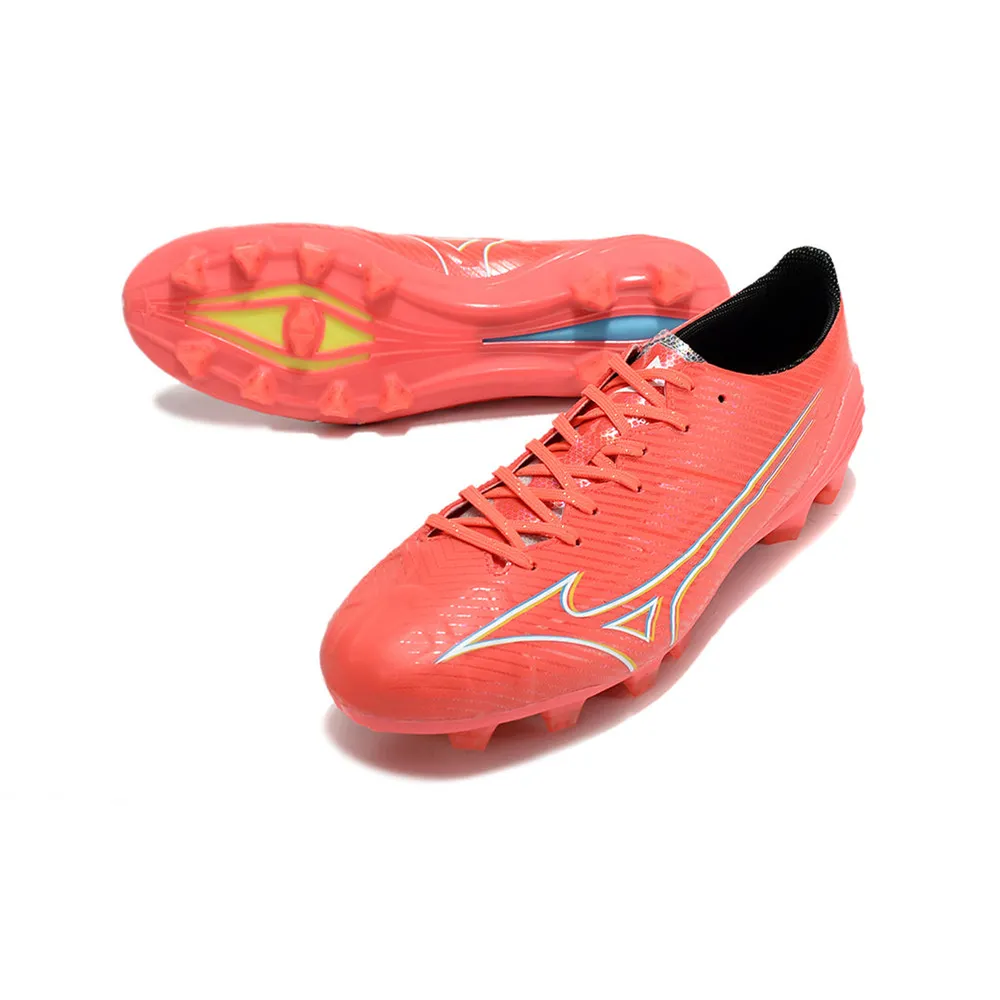 Chuteira Mizuno Alpha FG Laranja | Super leve e confortável