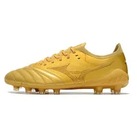 Chuteira Mizuno Morelia Neo 3 FG Dourada | Conforto - imagem 1