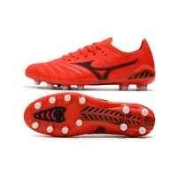 Chuteira Campo Mizuno Morelia Neo 3 FG Vermelha e Preta - imagem 3
