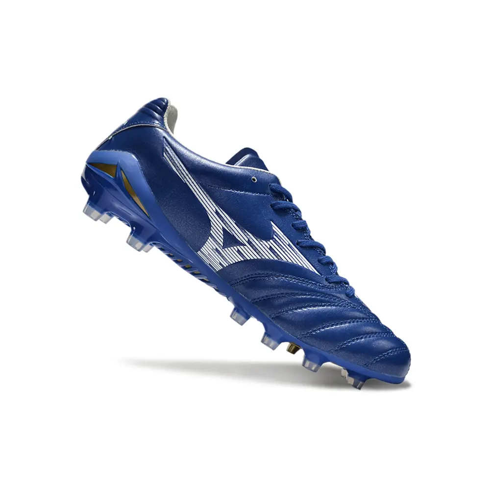 Chuteira Mizuno Morelia Neo 4 Beta FG Azul | Agilidade