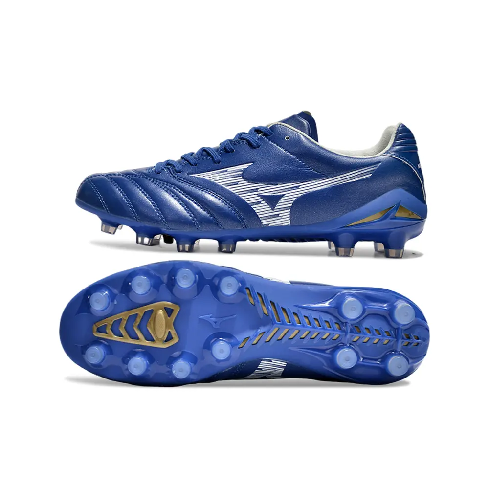 Chuteira Mizuno Morelia Neo 4 Beta FG Azul | Agilidade