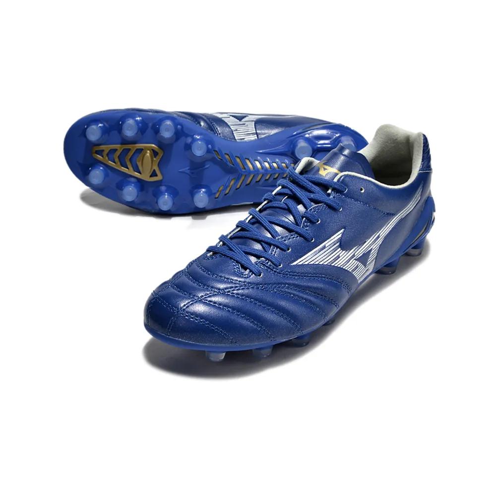 Chuteira Mizuno Morelia Neo 4 Beta FG Azul | Agilidade