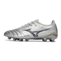 Chuteira Campo Mizuno Morelia Neo 4 Beta FG – Prata - imagem 1