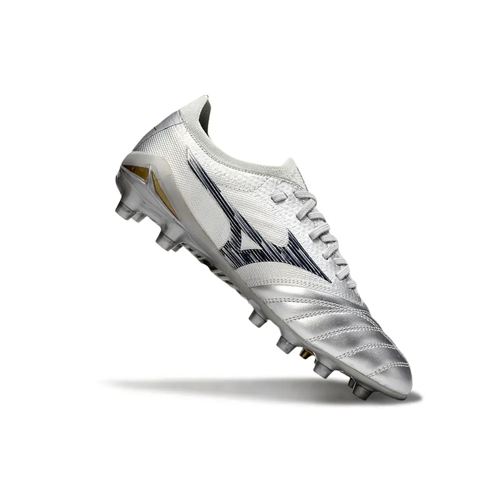 Chuteira Campo Mizuno Morelia Neo 4 Beta FG – Prata