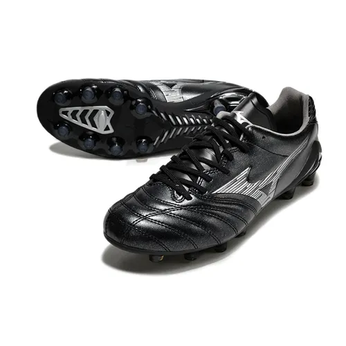 Chuteira Campo Mizuno Morelia Neo 4 Beta FG Preta 