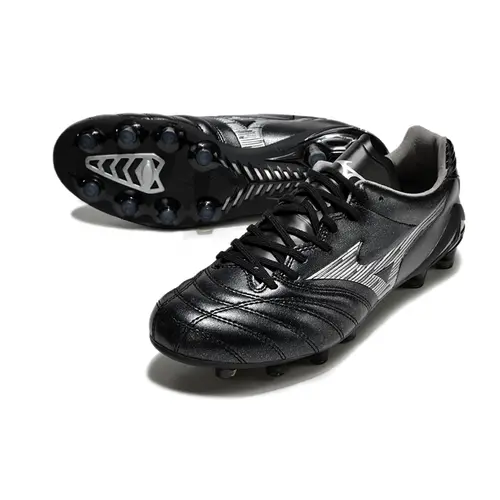 Chuteira Campo Mizuno Morelia Neo 4 Beta FG Preta 