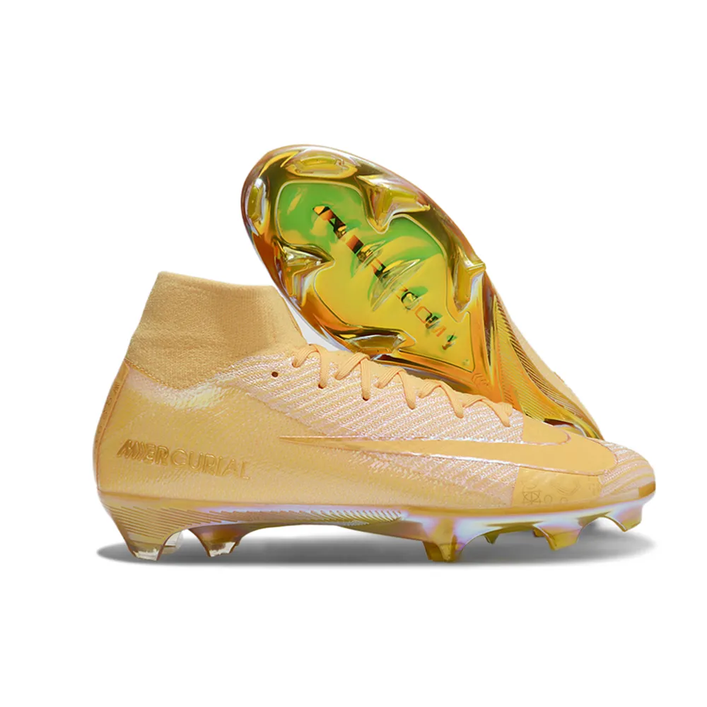 Chuteira Campo Nike Air Zoom Mercurial Superfly 10 Elite FG Amarelo