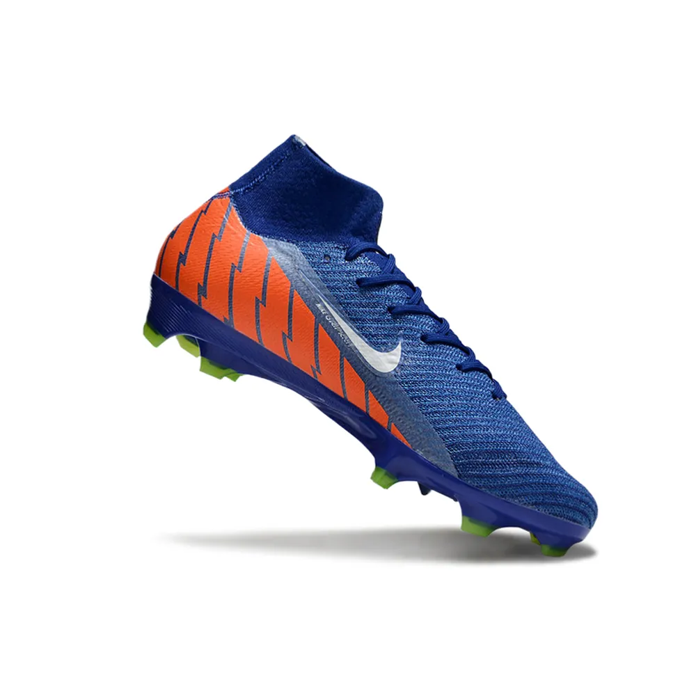Nike Air Zoom Mercurial Superfly 10 Elite FG Azul, Verde e Laranja