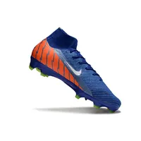 Nike Air Zoom Mercurial Superfly 10 Elite FG Azul, Verde e Laranja - imagem 6