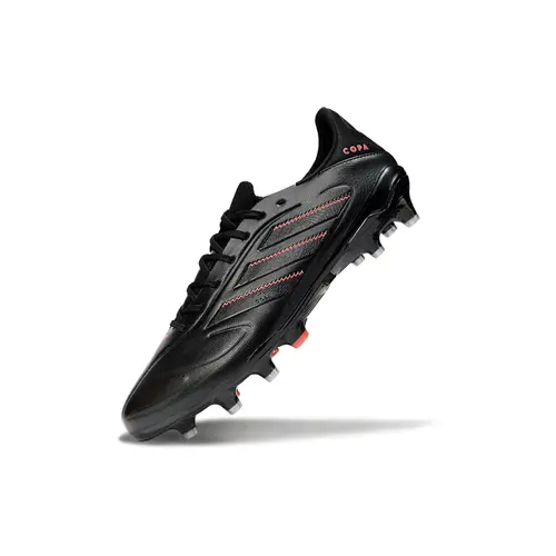 Chuteira Campo Adidas Copa Pure III Elite FG Preta e Vermelha - Stealth Victory