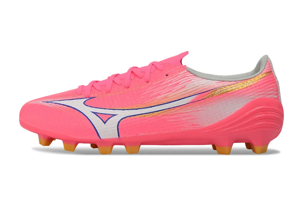 Chuteira Campo Mizuno Alpha III FG Rosa