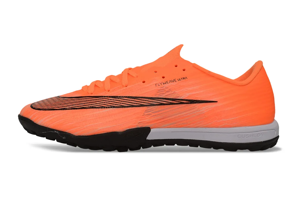Chuteira Society Nike Air Zoom Mercurial Superfly 11 Elite TF Laranja e Preto