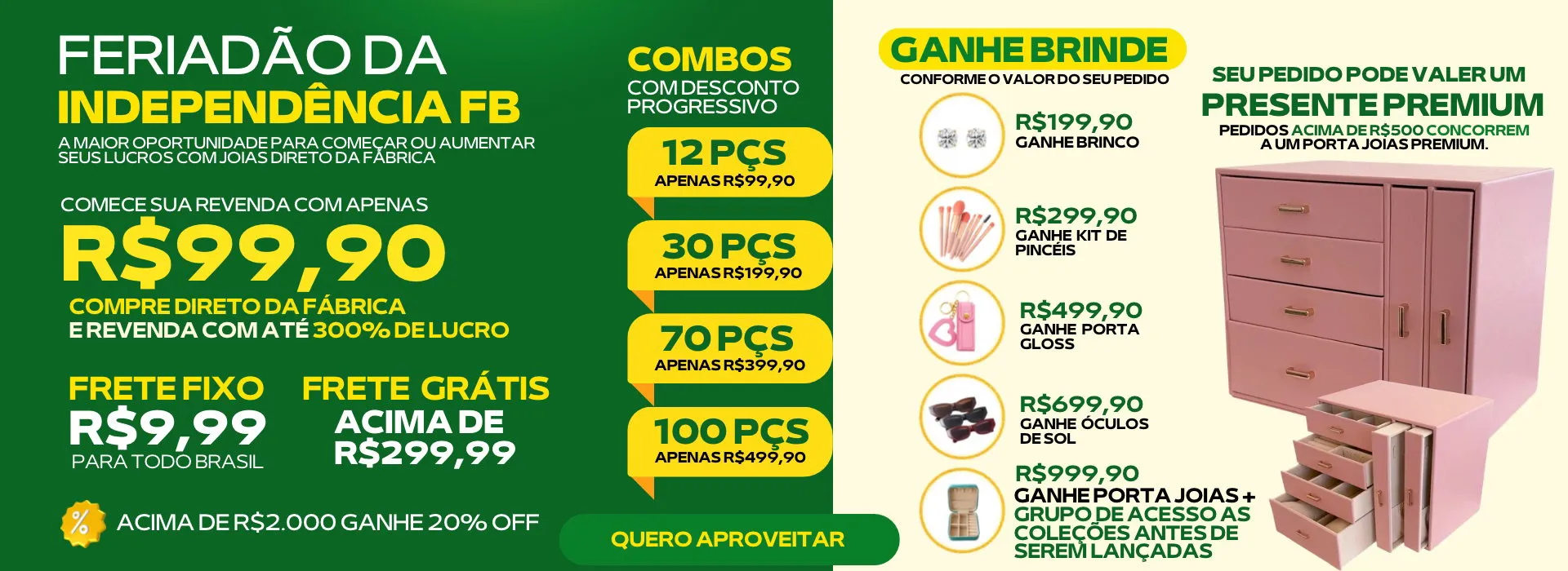 Banner Feriadão da Independência FB