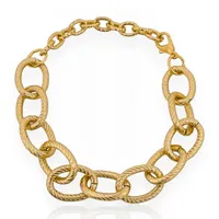 Pulseira Folheado a Ouro 18k Elos Torcidos - imagem 1