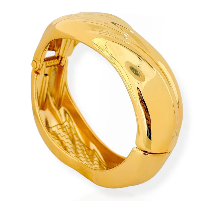 Bracelete Semi Joia Aro Ondulado