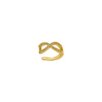 Piercing Folheado a Ouro 18k e Prata Fios Infinito - imagem 1