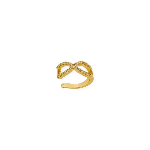Piercing Folheado a Ouro 18k e Prata Fios Infinito