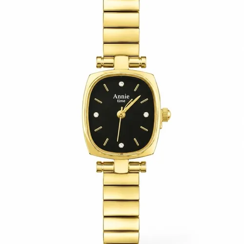 Relógio Simone - Design Dourado e Preto