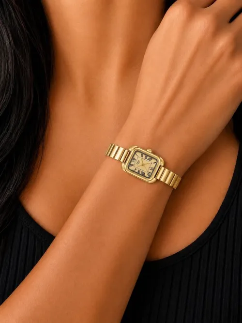 Relógio Maiara - Design Dourado