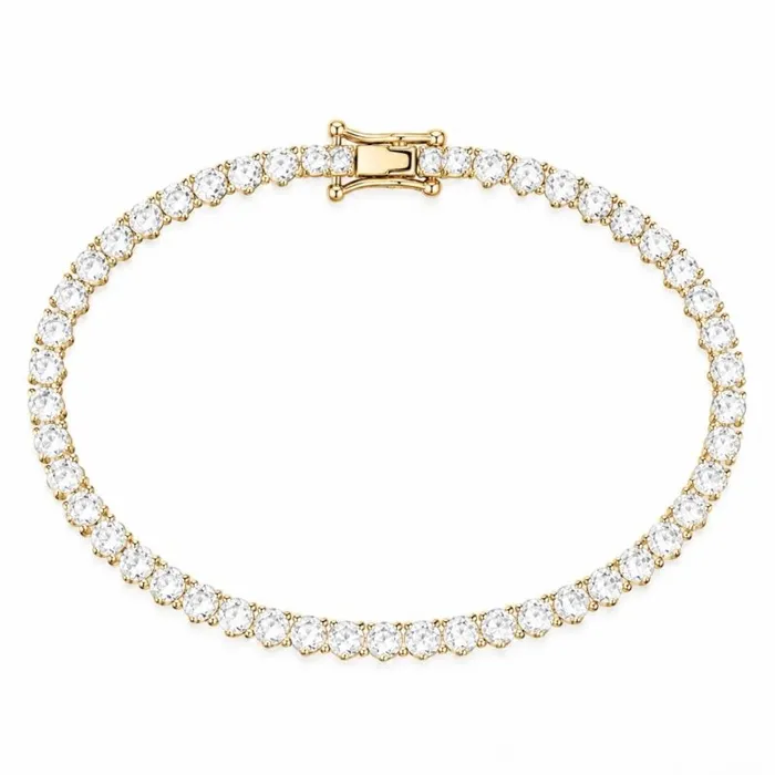 Pulseira Semi Joia Zircônia 16cm