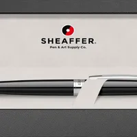 Caneta Sheaffer 300 – Glossy Black com Acabamento Cromado - imagem 2