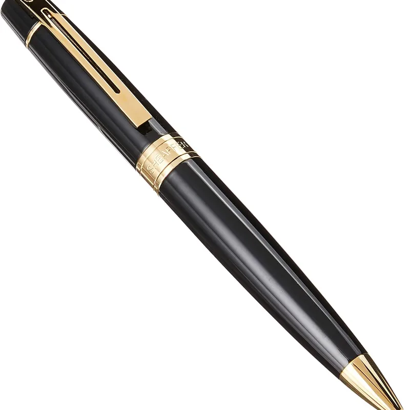 Caneta Sheaffer 300 – Glossy Black com Acabamento Dourado