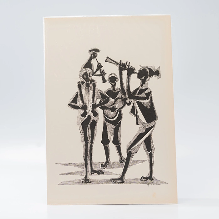 Gravura Clóvis Graciano nº 1 – Quarteto Popular