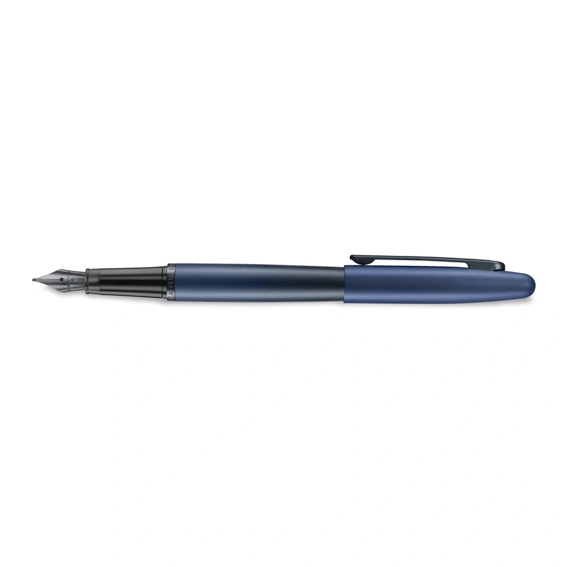 Caneta Sheaffer VFM Tinteiro – Azul Matte com Acabamento Preto