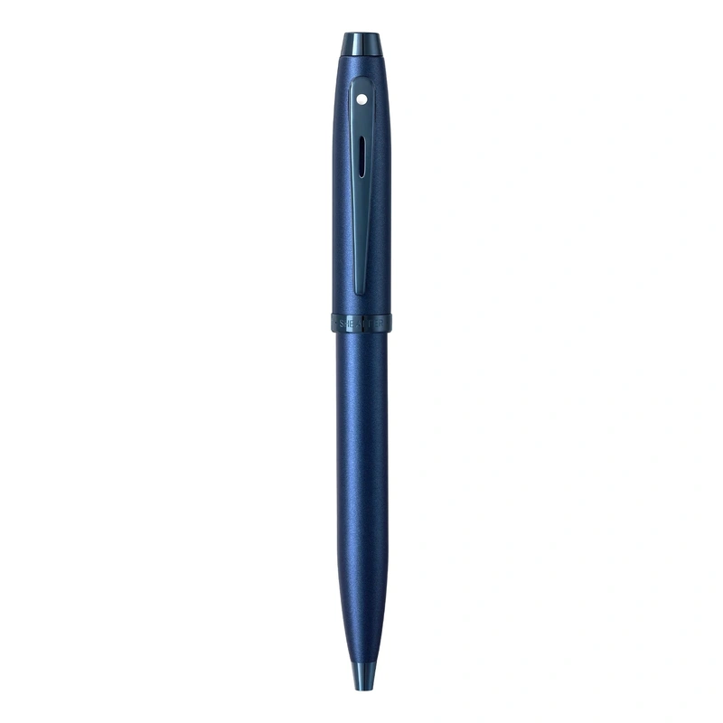 Caneta Sheaffer 100 Esferográfica – Azul Cetim com Acabamento PVD Azul