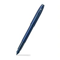 Caneta Sheaffer 100 Tinteiro – Azul Cetim com Acabamento PVD Azul - imagem 1