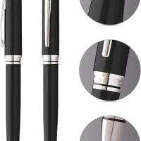 Caneta Cross Coventry Esferográfica – Preta com Acabamento Cromado - imagem 2