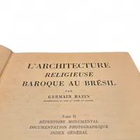 Livro L’Architecture Religieuse Baroque au Brésil — Tome II — Germain Bazin (1958) — Capa dura - imagem 2