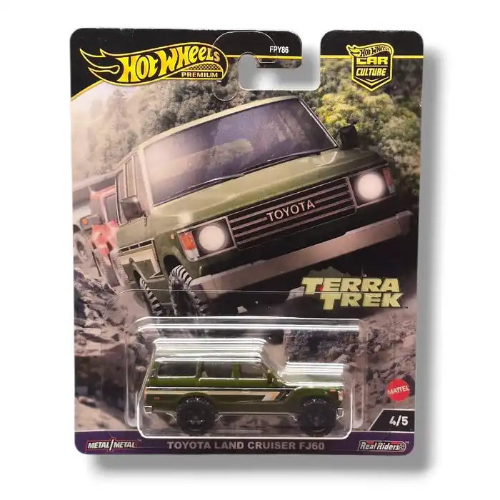 Hot Wheels Premium – Car Culture Terra Trek Toyota Land Cruiser FJ60 (4/5) – Real Riders