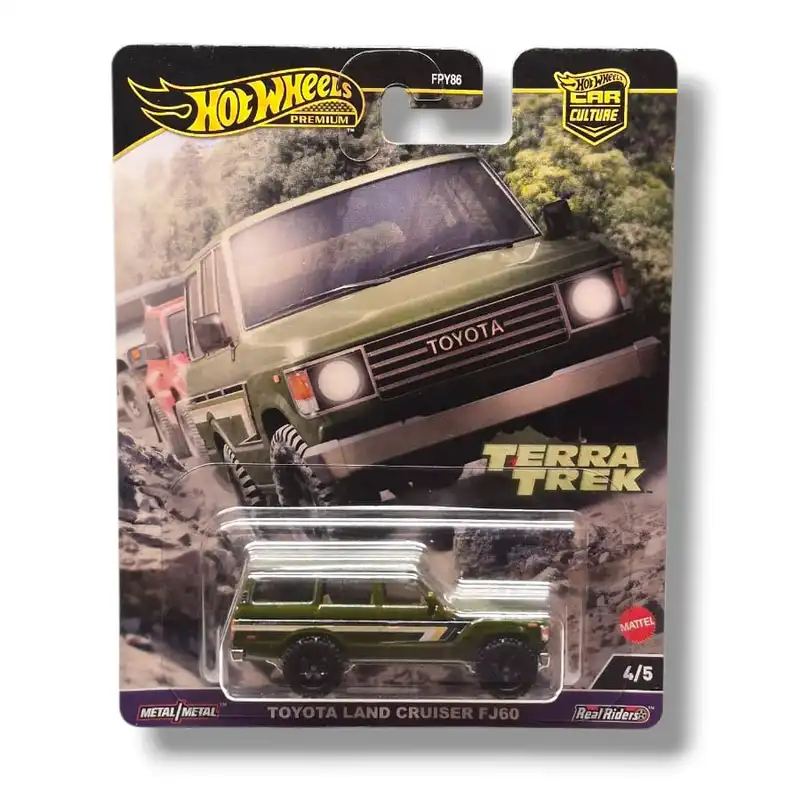 Hot Wheels Premium – Car Culture Terra Trek Toyota Land Cruiser FJ60 (4/5) – Real Riders