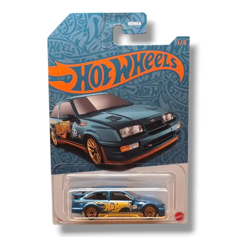 Hot Wheels – 56º Aniversário Pearl & Chrome ’87 Ford Sierra Cosworth (1/6)